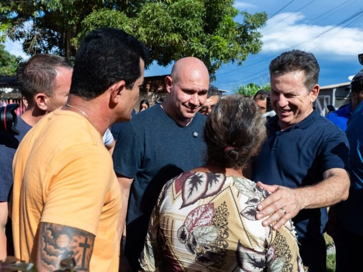 Governador e prefeito reforçam parceria na entrega de asfalto em quatro bairros de Cuiabá