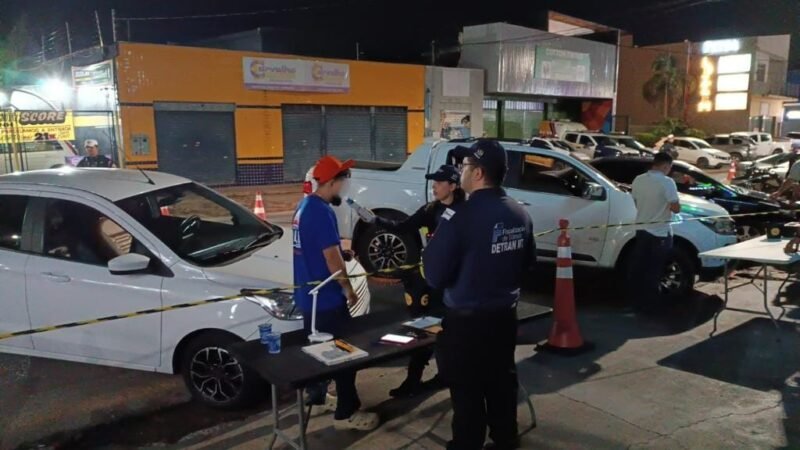 Operação Lei Seca resulta na prisão de 11 condutores em  avenida de Cuiabá