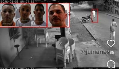 Vídeo mostra presos correndo pela rua de madrugada após fuga de cadeia pública em MT