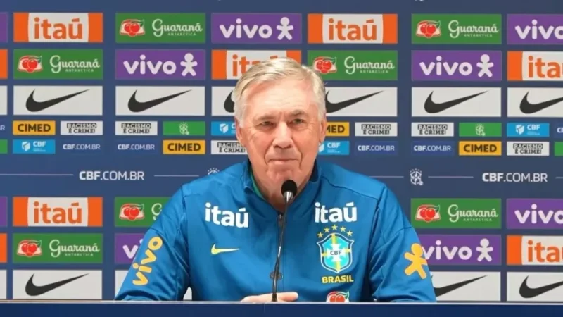 Sem Neymar, Ancelotti chama Endrick, Rayan e Gabriel Sara para amistosos da seleção