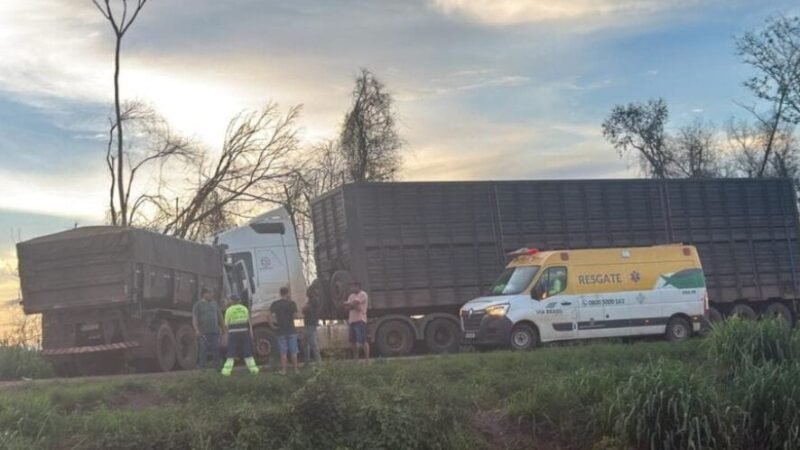 Homem morre em acidente envolvendo quatro veículos em rodovia federal em Mato Grosso