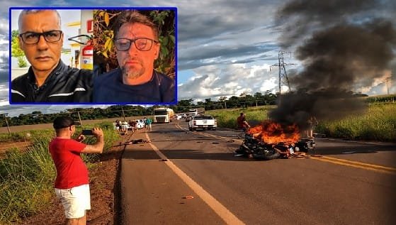 Acidente com motos de alta cilindrada em rodovia estadual mata dois empresários