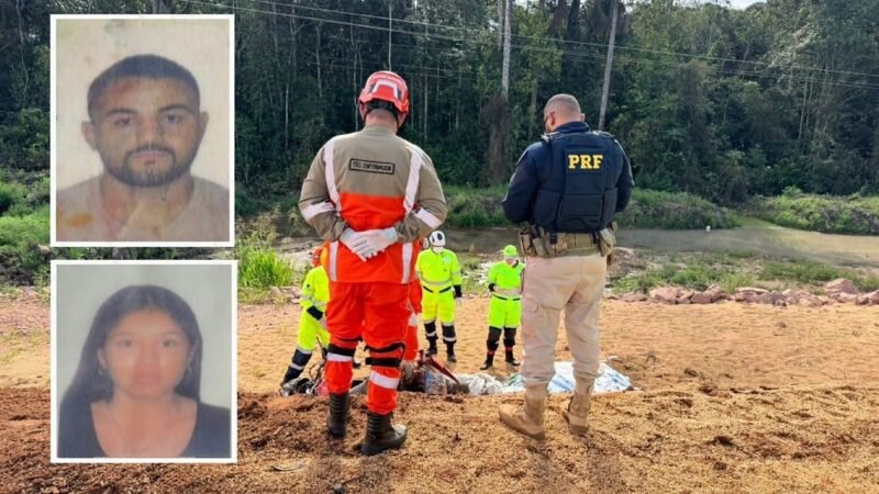 Casal de moto que morreu em grave acidente com carreta na rodovia BR-163 é identificado