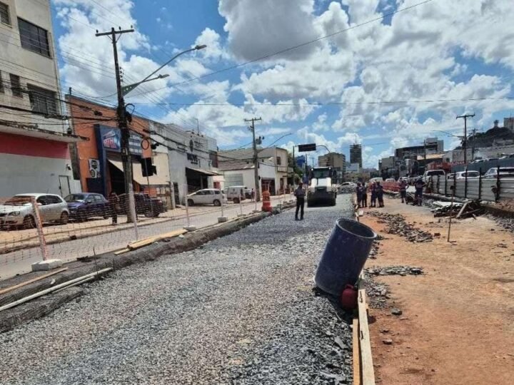 Obras do BRT continuam com cinco frentes de serviço em andamento