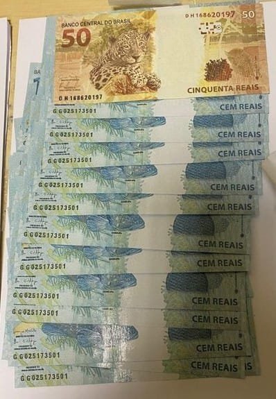 Polícia Federal apreende menor com pacote contendo R$ 3 mil em notas falsas em MT