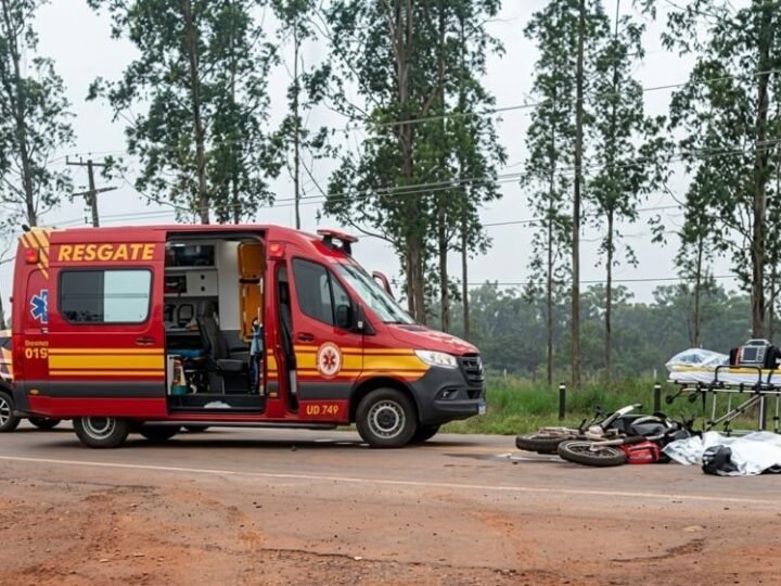 Motociclista morre após colidir de frente com caminhão em rodovia estadual