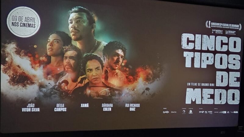 Com apoio do Governo de MT, Cinco Tipos de Medo chega hoje aos cinemas de todo o país
