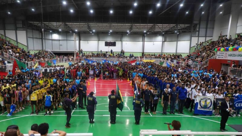 Solenidade de abertura dos jogos estudantis acontece nesta segunda-feira