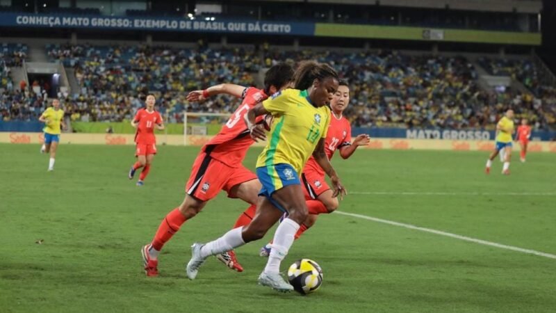 Brasil goleia a Coreia do Sul pela Fifa Series em Cuiabá; próximo jogos acontecem terça-feira