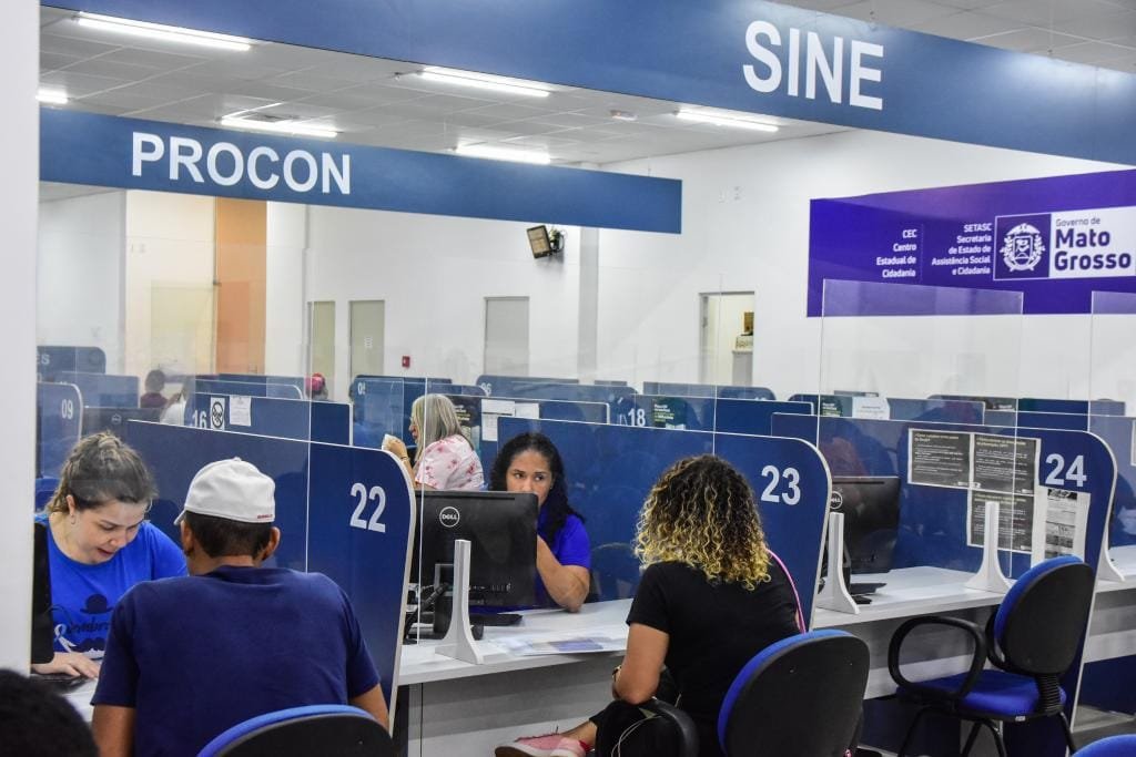 Sine-MT disponibiliza mais de 2,3 mil vagas de trabalho nesta semana em várias cidades
