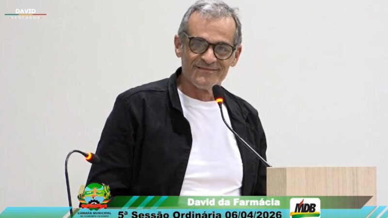 Vereador Davi Marques critica gestão municipal e levanta possibilidade de cassação durante sessão em Guarantã