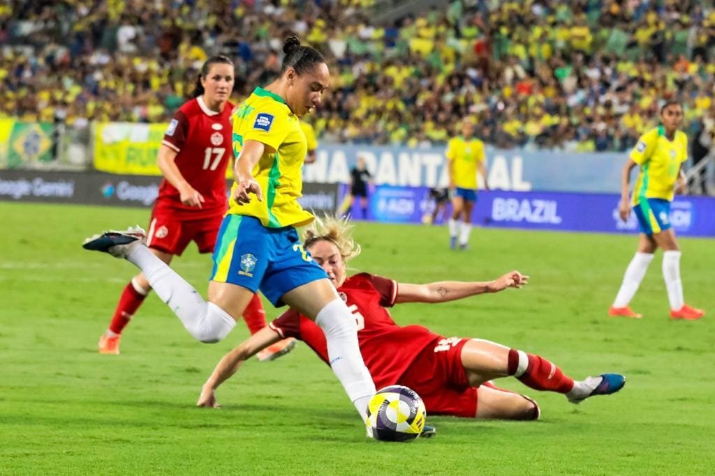 Arena Pantanal recebe 12.956 torcedores em vitória do Brasil sobre Canadá na Arena Pantanal