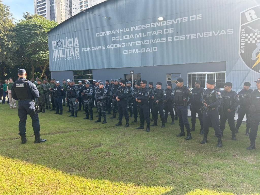 PM deflagra operação integrada contra rachas com motociclistas em Cuiabá e VG