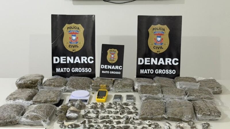 PC confisca 152 kg de drogas e derruba ponto de distribuição ligado a facção criminosa