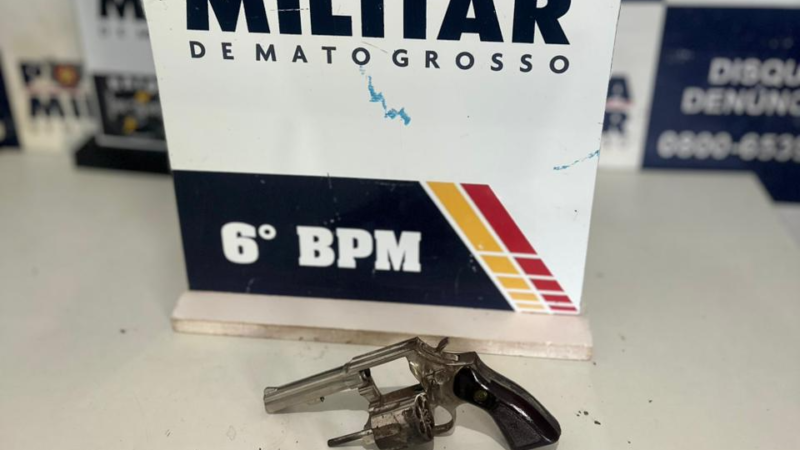 Polícia Militar prende faccionados por porte ilegal de arma de fogo em Cáceres