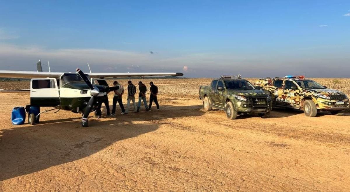 Traficantes furtam aeronave  apreendida pela Polícia Federal e são alvos de operação em MT