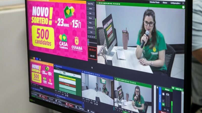 Novo sorteio do Programa Casa Cuiabana seleciona 500 nomes; confira lista