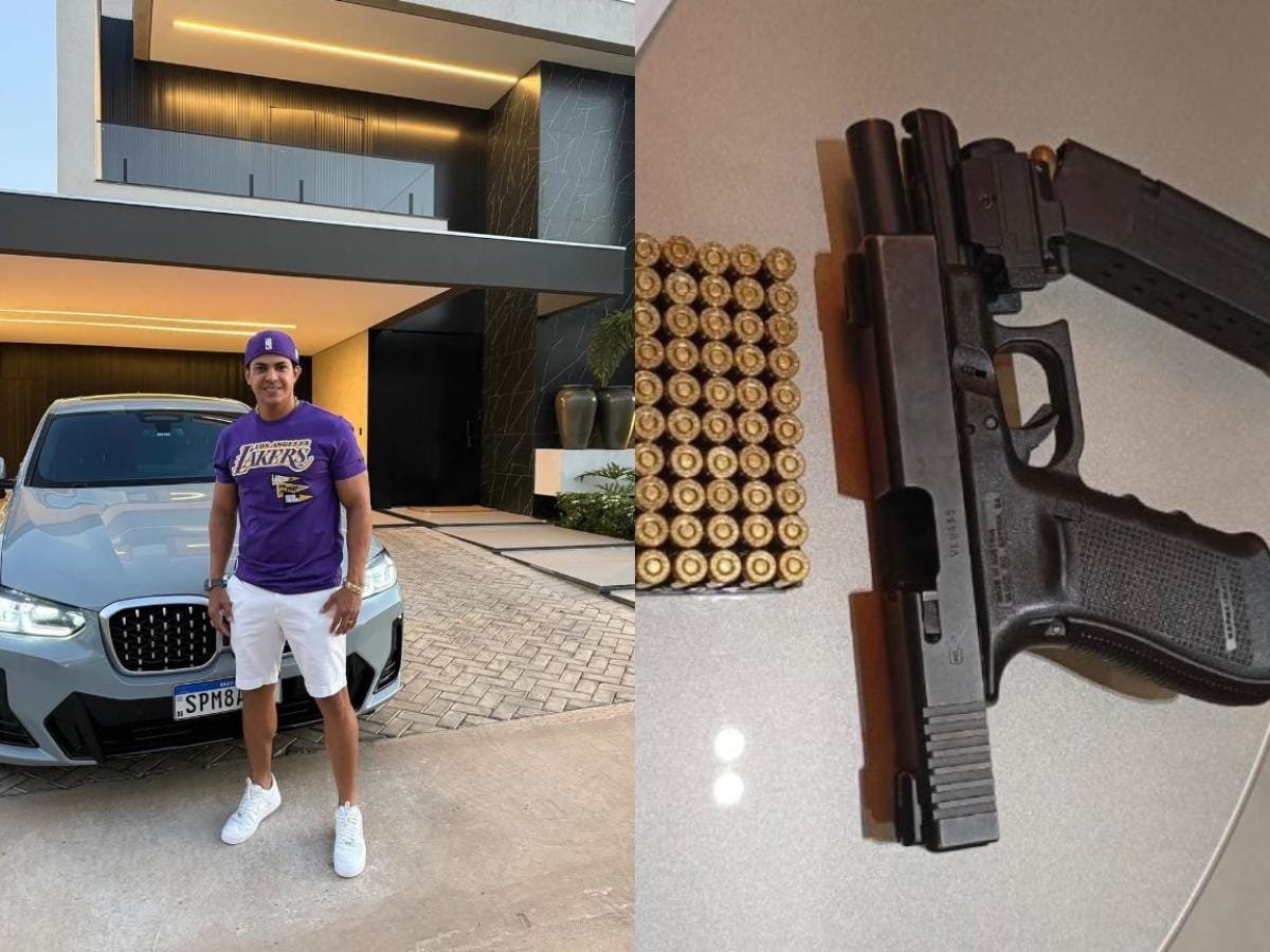Alvo de operação por “jogo do tigrinho”, influencer é preso em flagrante por porte ilegal de arma
