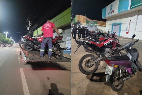 Guarda Municipal intensifica fiscalização e remove 18 motocicletas na av Júlio Campos