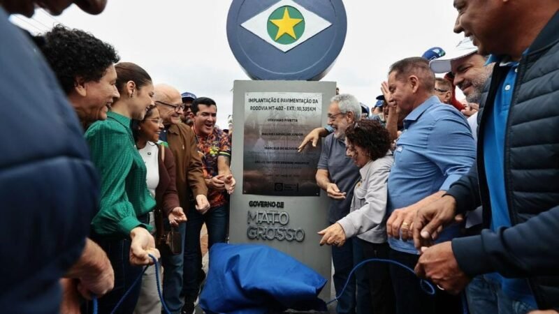 Governo inaugura ligação da Grande Morada da Serra até Ponte de Ferro e Coxipó do Ouro