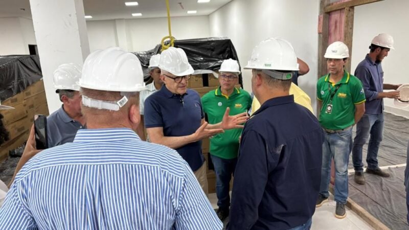 Hospital está com 60% de execução e deve ser concluído no mês de dezembro