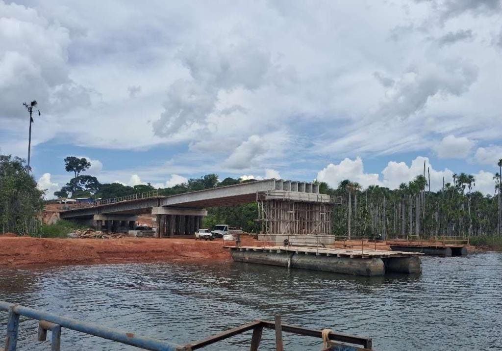 Mato Grosso constrói nova ponte de 560 metros sobre Rio Teles Pires em Itaúba