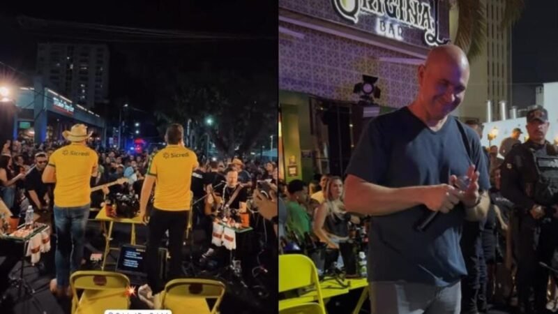 Fiscalização da Prefeitura de Cuiabá encerra show nacional em bar na Praça Popular