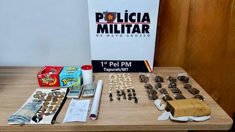 Polícia Militar prende mulher e apreende adolescente por tráfico de drogas