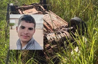 Jovem é encontrado com vida preso em caminhonete capotada após três dias