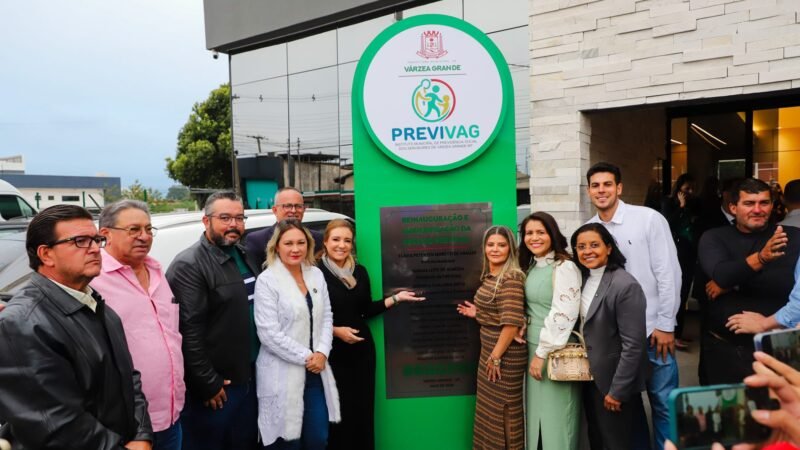 Prefeitura de Várzea Grande investe R$ 3 milhões e entrega nova sede do Previvag