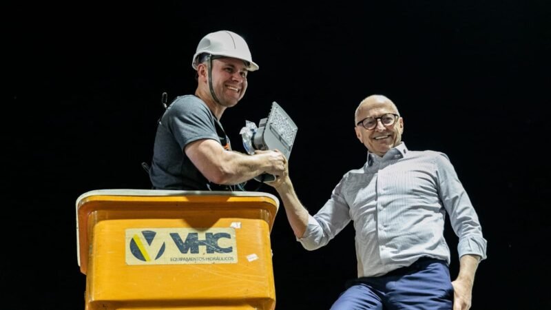 Prefeito e governador lançam projeto para iluminar Cuiabá com 100% de lâmpadas de LED