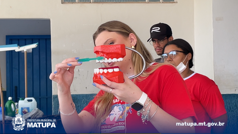 Programa Saúde na Escola fortalece cuidados com a saúde bucal em Matupá