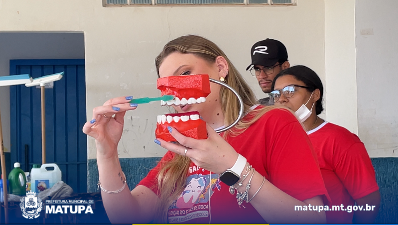 Programa Saúde na Escola fortalece cuidados com a saúde bucal em Matupá