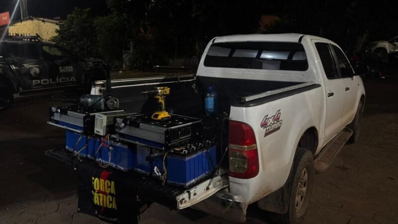 PM prende homem e recupera R$ 50 mil em baterias de lítio furtadas em Várzea Grande