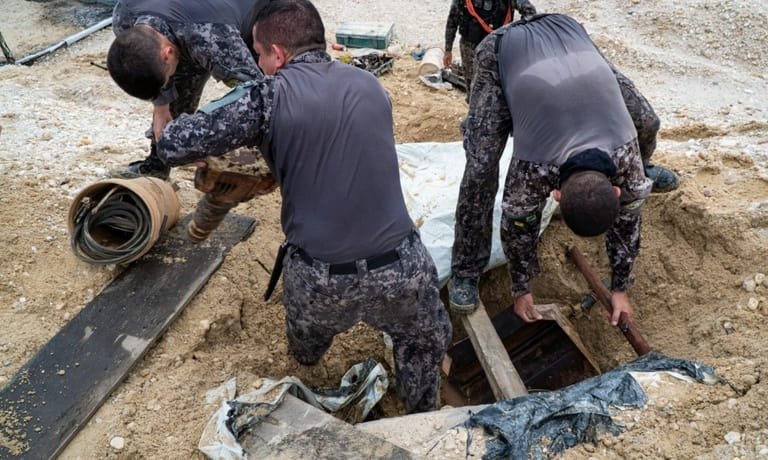 Força-tarefa federal destrói 23 bunkers usados por garimpo ilegal em Terra Indígena em MT