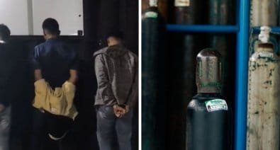 Bandidos são presos após tentativa de furto de cilindros de oxigênio no HMC