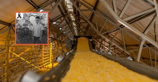 Menino de 8 anos morre após cair em secador de soja em fazenda de Mato Grosso