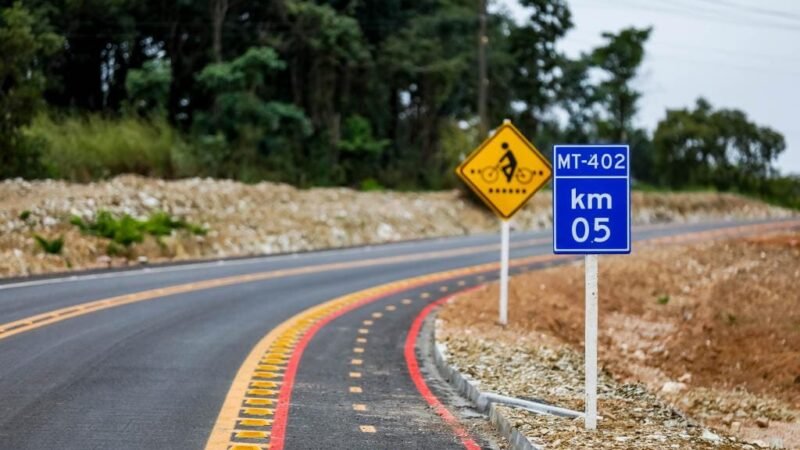 Estado inaugura asfalto novo ligando Ponte de Ferro e Coxipó do Ouro na capital neste sábado