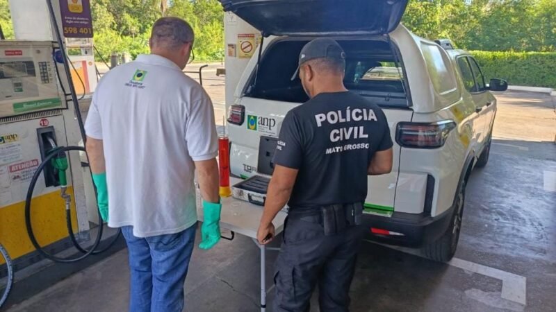 Postos são alvos de operação por abusos no comércio de combustíveis na Grande Cuiabá