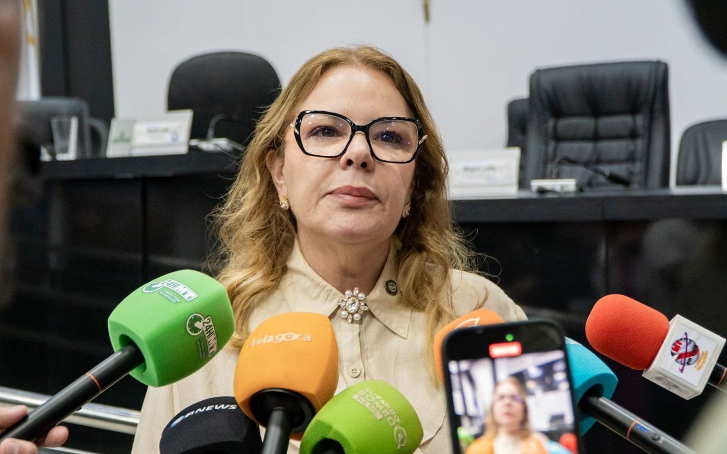 Paula Calil reage à operação e diz que Câmara não é alvo: “trata-se de um CPF, de um vereador”
