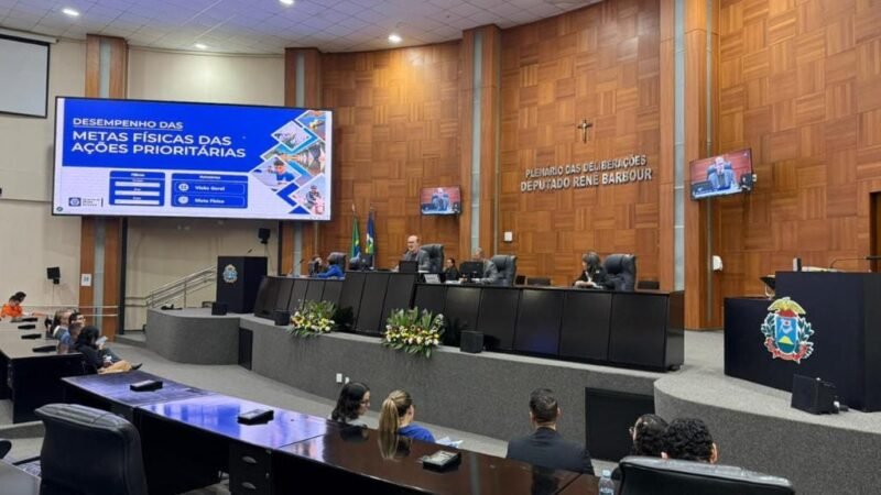 Estado apresenta na Assembleia  avanços de metas nas áreas de saúde, segurança e educação