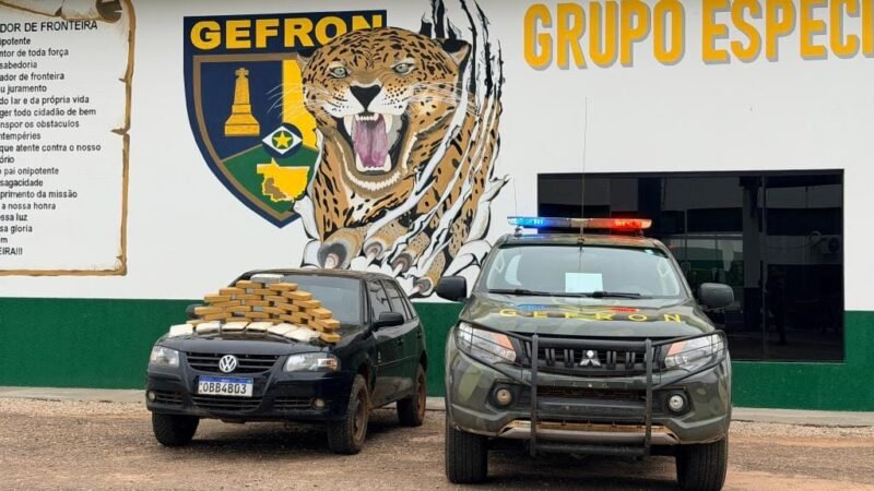 Gefron apreende veículo com 28 kg de drogas e gera prejuízo de R$ 541 mil ao crime organizado