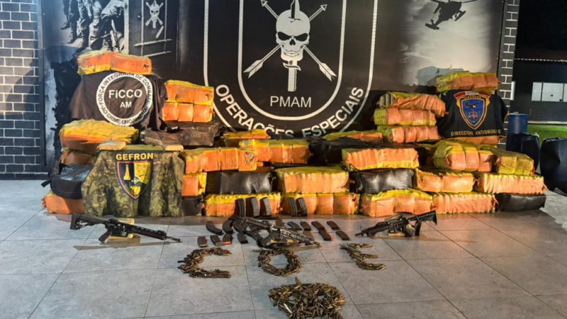 Com apoio do Gefron, operação apreende 2,5 ton. de droga e causa prejuízo de R$ 50 milhões ao crime