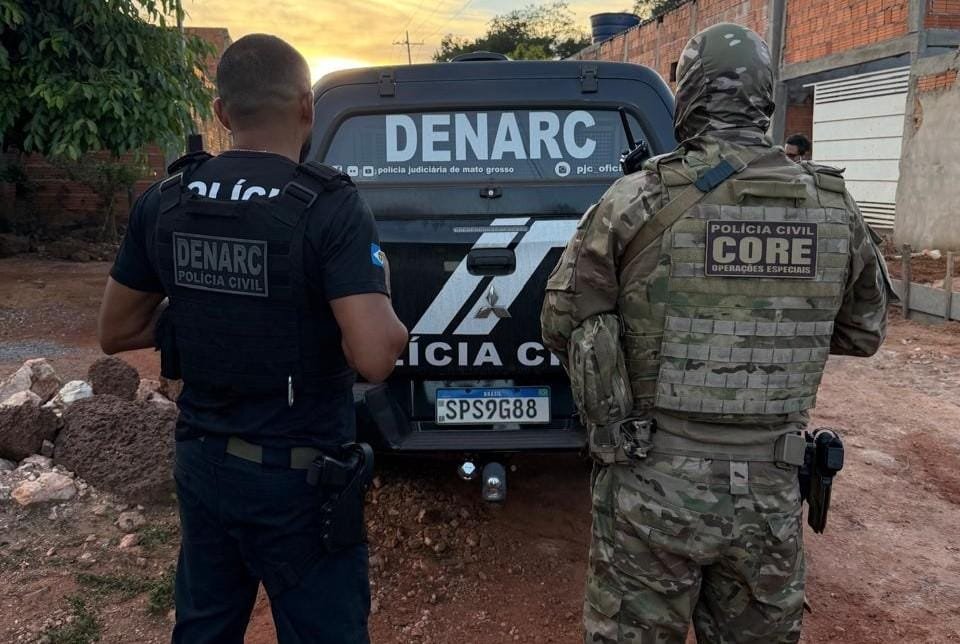 Liderança de facção que criou passagem para fuga é preso em acão contra o tráfico em Cuiabá