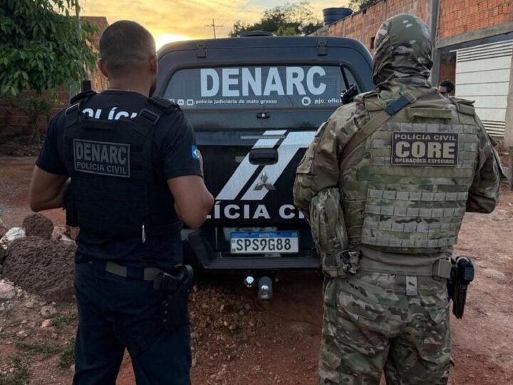 Liderança de facção criminosa que criou passagem para fuga é preso em acão contra o tráfico em Cuiabá