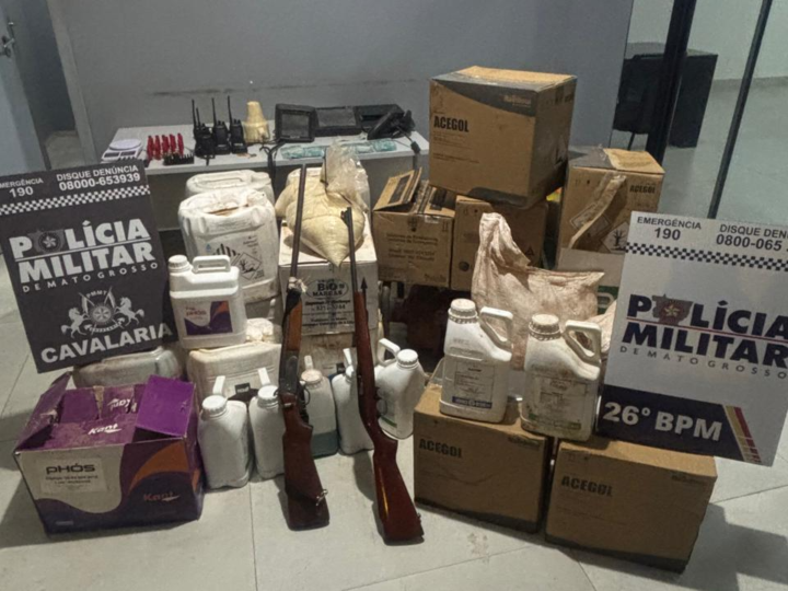 Quadrilha suspeita de roubo de defensivos agrícolas em fazenda do agro é presa