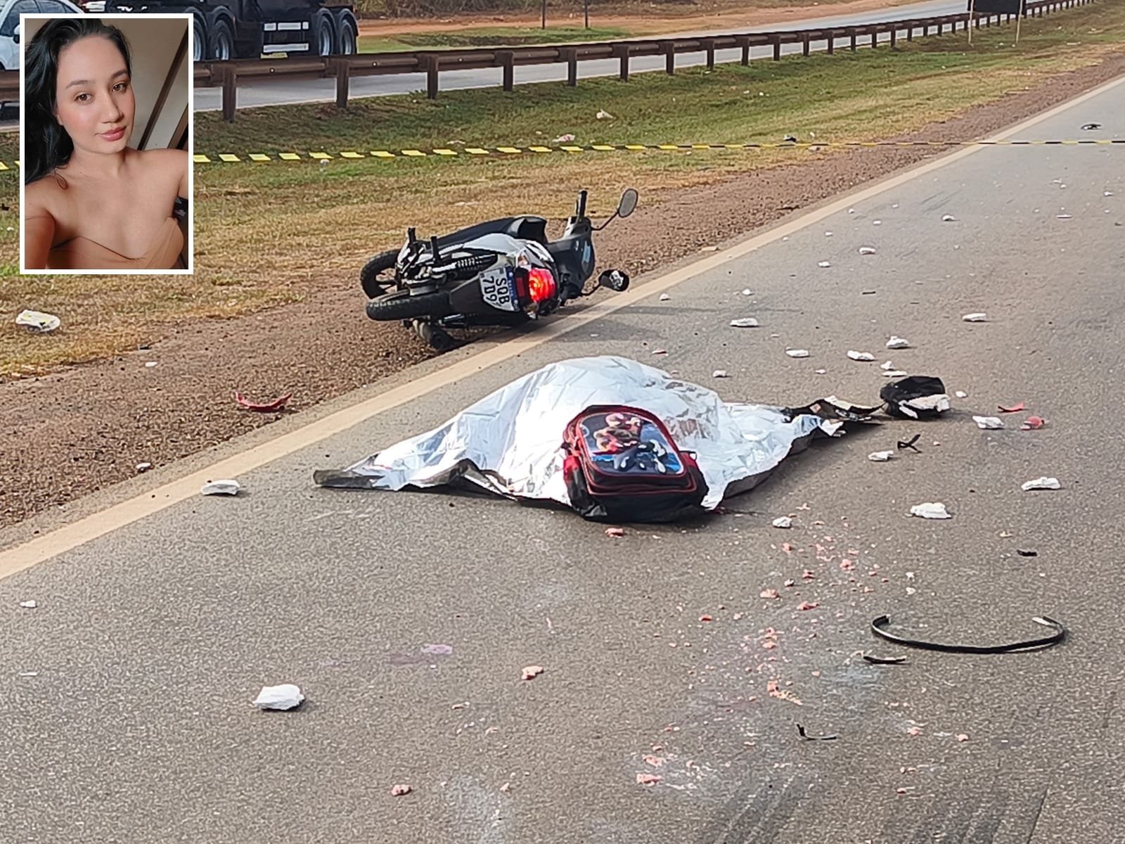 Mulher que morreu em acidente estava grávida; filho de 6 anos está em estado gravíssimo