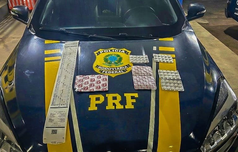 Motorista é flagrado pela PRF com cartelas de ‘rebite’ durante fiscalização na BR-174 em MT