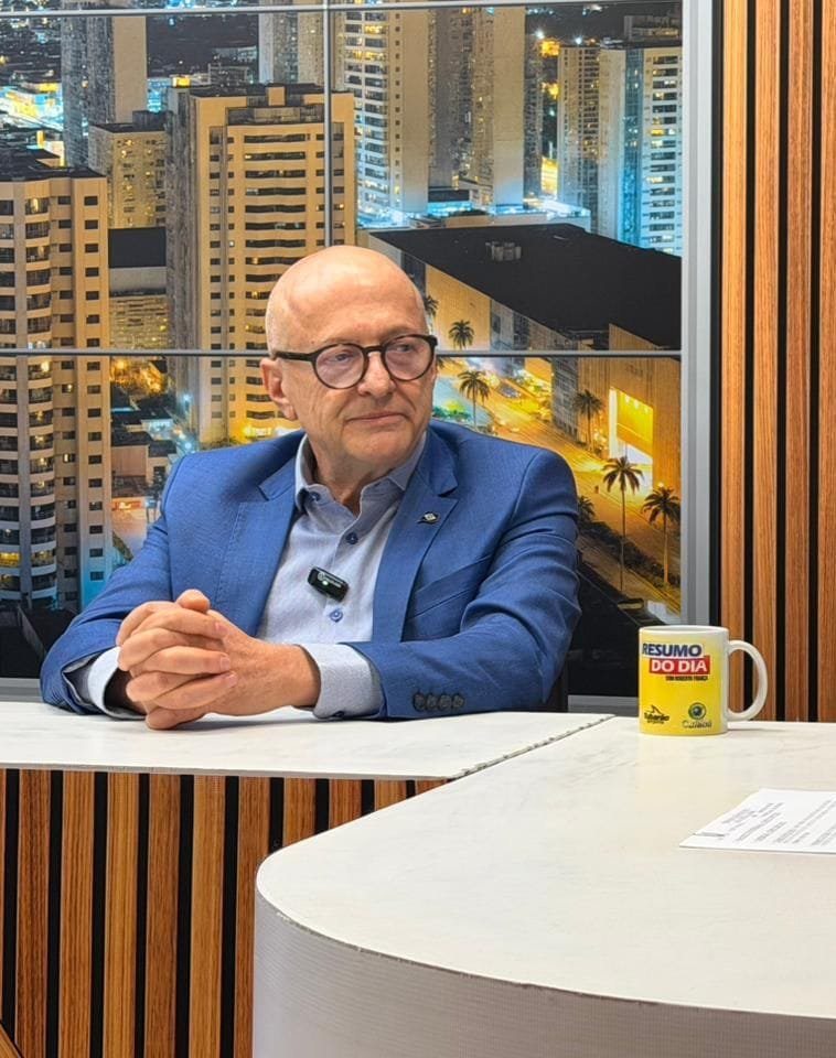Na TV Cuiabá, Pivetta agradece oportunidade de governar MT: “quero retribuir o que me deu”