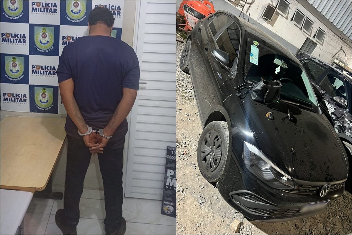 Homem rouba carro no Parque das Águas para quitar dívida com facção e é preso